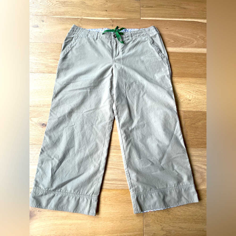 Horny Toad cropped chino pants womens 10